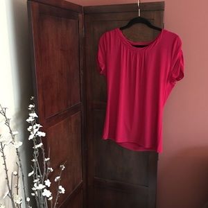 Tahari Women’s Top (Blood Red color, Large)